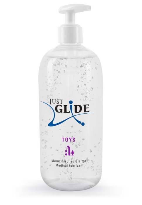 Lubrifiant Vegan Just Glide "Toys" 500 ml - vedere frontala