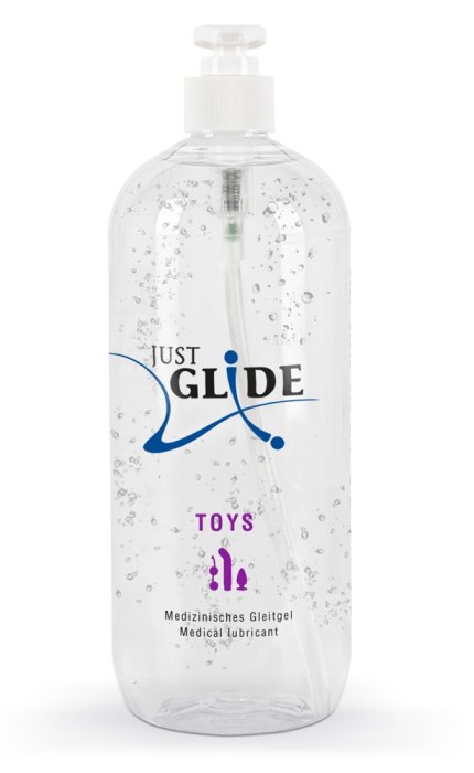 Lubrifiant Vegan Just Glide "Toys" 1000 ml - vedere frontala