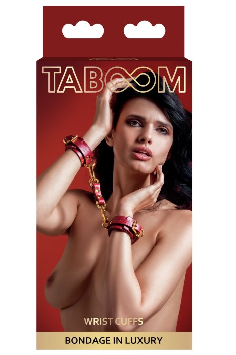 Catuse Taboom "Luxury" - Rosu - vedere frontala