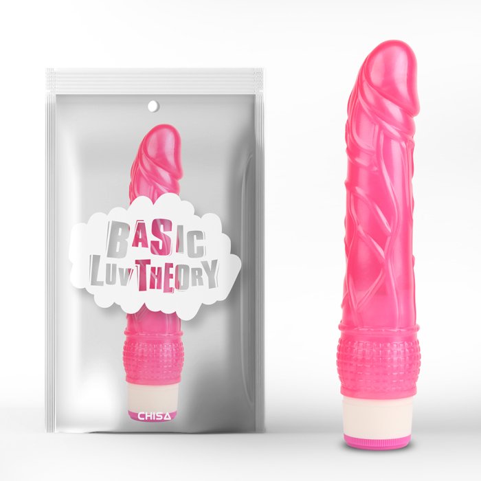 Vibrator Natural Wild Penetrator Pink, Roz, [ 20,5 cm x 4,2 cm ] - vedere frontala