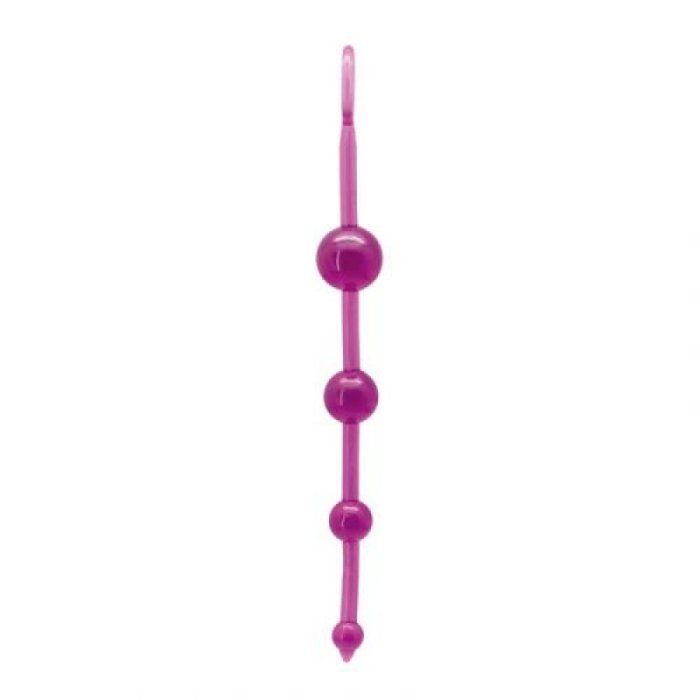 Bile Anale Toyz4Lovers 20 cm - Violet - culoare si material