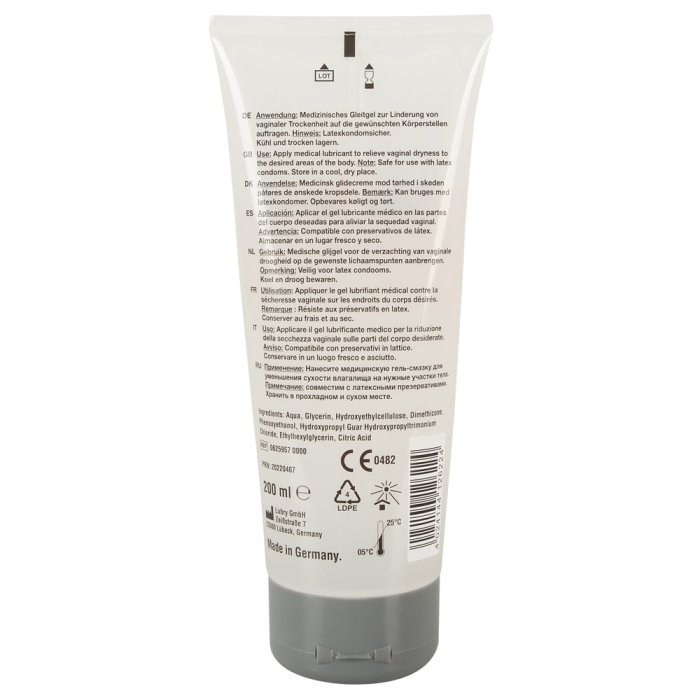 Lubrifiant Vegan, Just Glide, Performance, pe baza de apa si silicon, 200ml - detaliu design