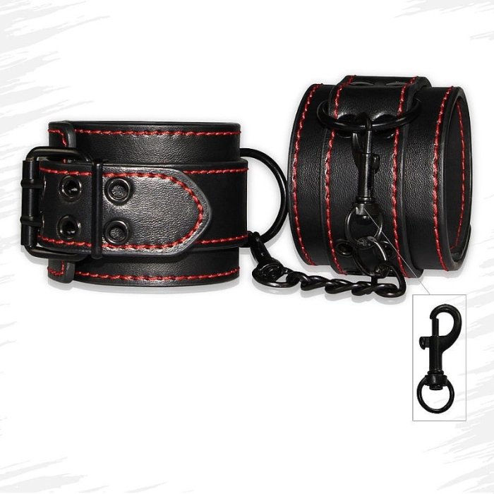 Catuse Lovetoy "Fetish Pleasure" - Negru - detaliu finisaj