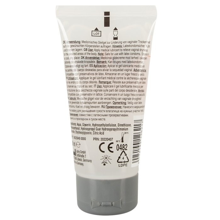 Lubrifiant Vegan, Just Glide, Performance, pe baza de apa si silicon, 50ml - detaliu design