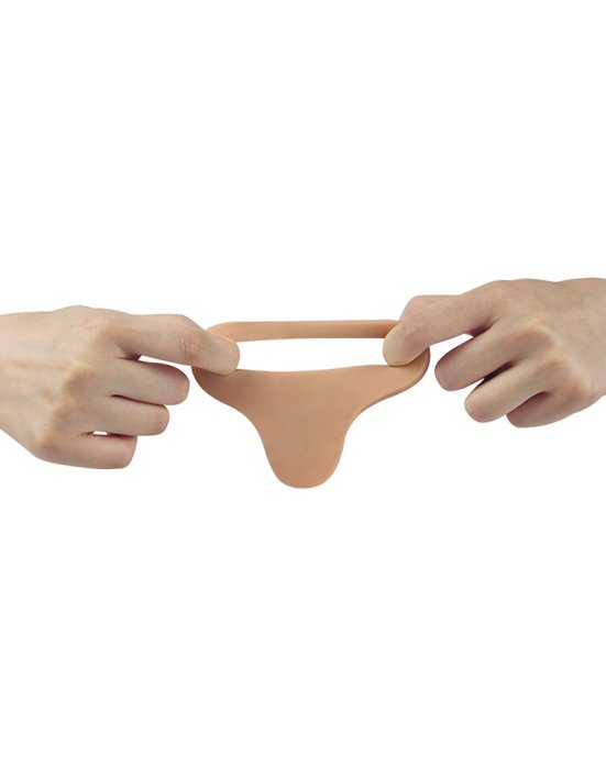 Dildo cu Inel Lovetoy "The Ultra Soft Double" 18 cm - Natural##