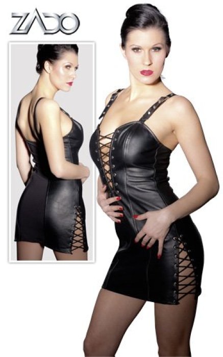 Rochie Piele Zado - Negru