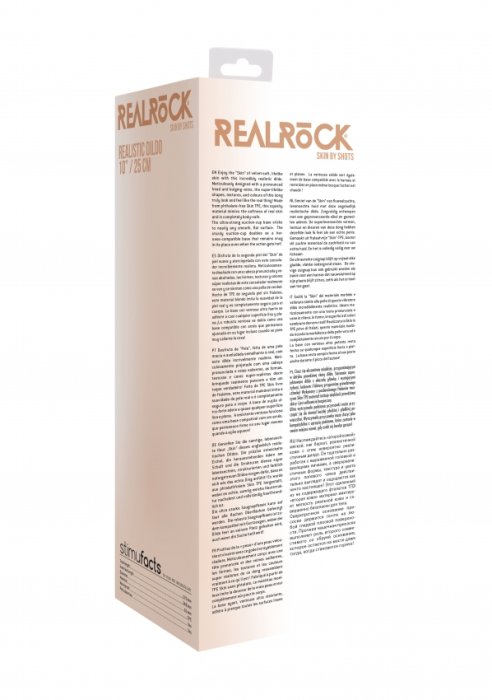 Dildo Realistic RealRock, 25 cm - Natural##