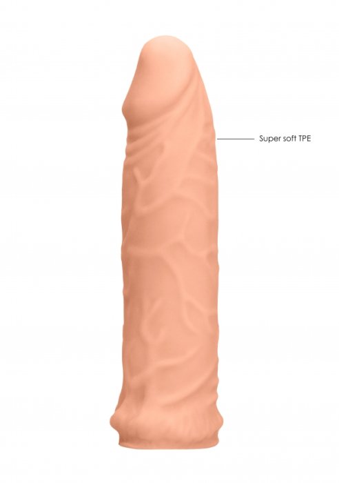Prelungitor penis - Penis Extender - 17 cm - Flesh - vedere laterala