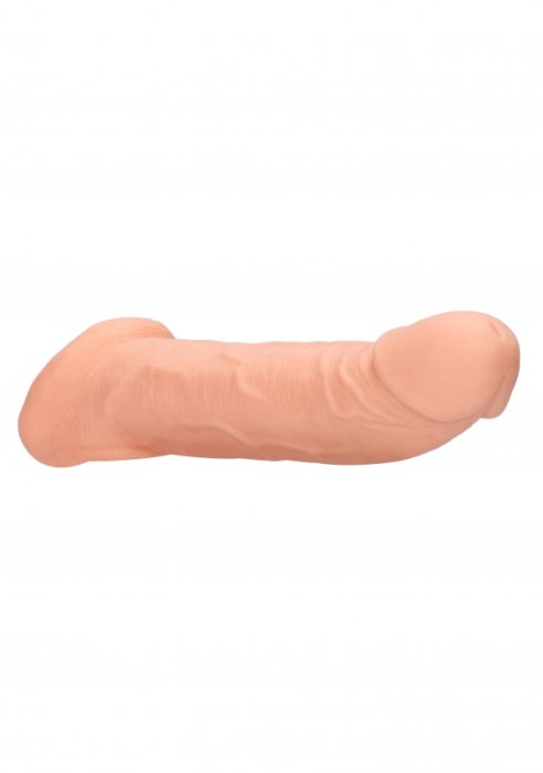 Prelungitor Penis Realistic TPR, Realrock, 22 cm x 4 cm - detaliu design