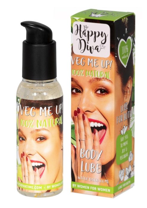 Veg Me Up Body Lube 100% Natural, made by Woman for Woman - vedere frontala
