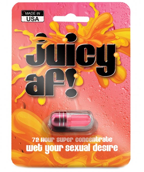 Stimulent Femei, Juicy AF - Libido Pill for Women - vedere frontala