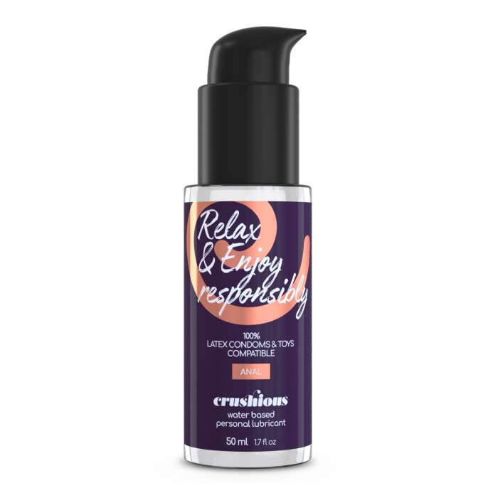 Lubrifiant Sex Anal pe baza de Apa 50 ml, Crushious - vedere frontala