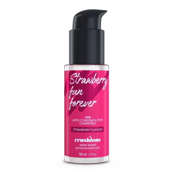 Lubrifiant cu aroma de capsuni 50 ml, Crushious - detaliu design