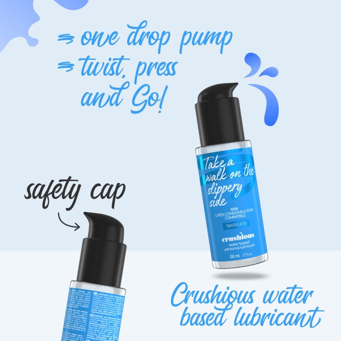 Lubrifiant intim pe baza de Apa 50 ml, Crushious - accesorii incluse