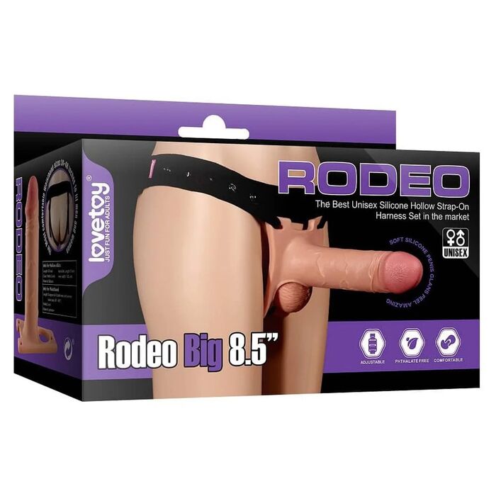 Strapon Barbati Lovetoy »Rodeo« 22 cm - Natural