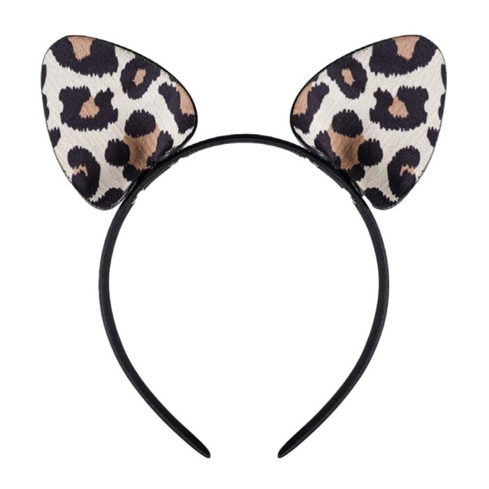 Set Tigerlla, Obsessive, bentita cu urechi de Pisica si Catuse, Animal print, S-L# - detaliu design