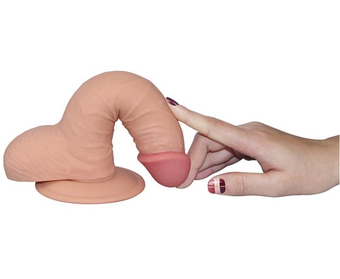 Dildo Ultra Soft Dude Realistic 7.5"  [ 18 cm x 4,5cm ]#