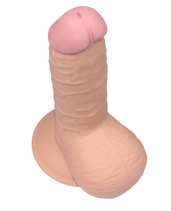 Dildo Ultra Soft Dude Realistic 7.5"  [ 18 cm x 4,5cm ]#
