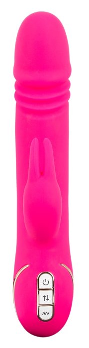 Vibrator Punctul G Vibe Couture »Rabbit Skater« 23 cm - Roz - vedere laterala
