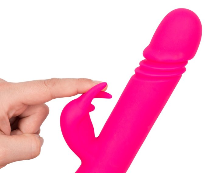 Vibrator Punctul G Vibe Couture »Rabbit Skater« 23 cm - Roz - detaliu finisaj