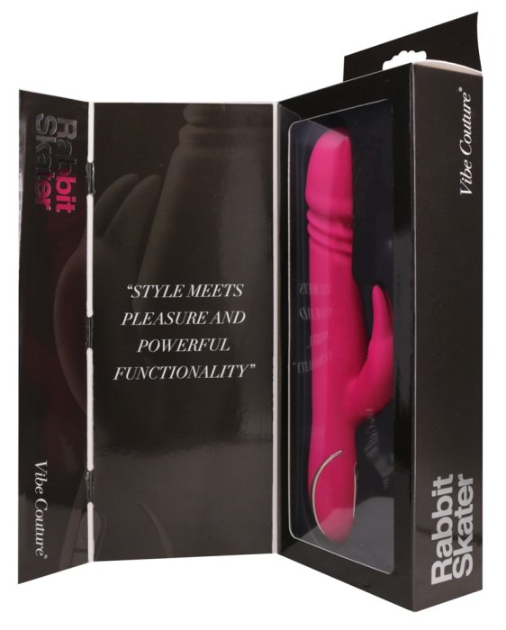 Vibrator Punctul G Vibe Couture »Rabbit Skater« 23 cm - Roz - vedere de ansamblu