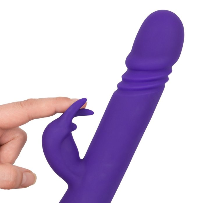 Vibrator Punctul G Vibe Couture »Rabbit Skater« 23 cm - Violet - vedere laterala