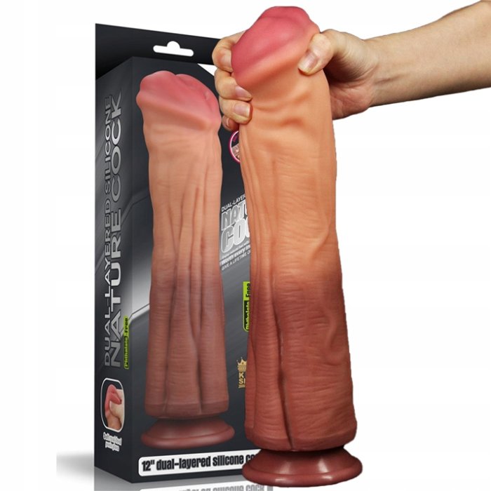 Dildo Realistic Lovetoy "Nature Cock" 30 cm - Natural - vedere 12