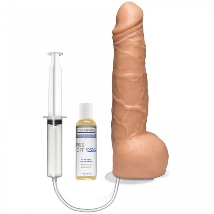 Dildo Doc Johnson "TitanMen" 27 cm - Natural - dimensiuni complete