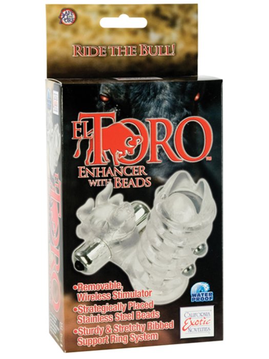 Manson Vibrator Penis Calexotics "El Toro Enhancer" 8,9 cm##