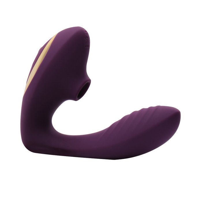 Vibrator DIDI Double orgasm, 10 Vibratii, 10 Pulsatii - accesorii incluse