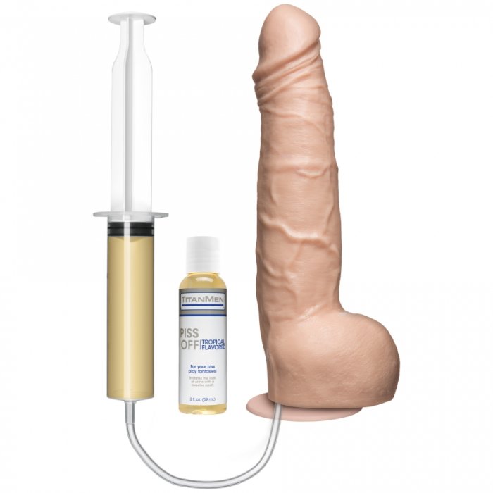 Dildo Doc Johnson "TitanMen" 27 cm - Natural - culoare si material