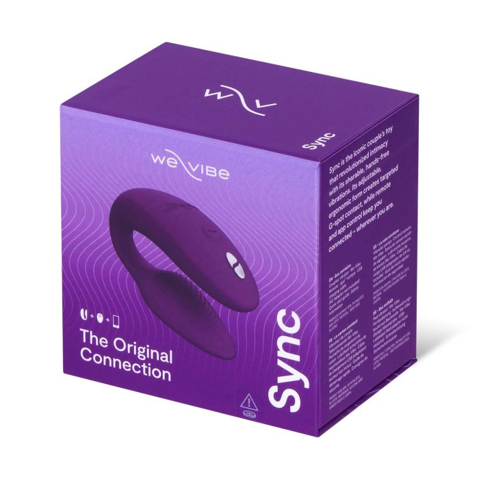 Vibrator We-Vibe »Sync 2« 7,5 cm - Violet - vedere frontala