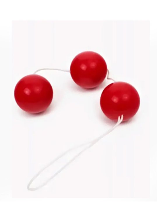 Bile Vaginale Kegel Lybaile "Sexy Balls" 24 cm - Rosu##