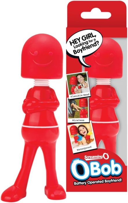 Aparat Masaj Vibrator Screaming »O BOB« 23,6 cm - Rosu
