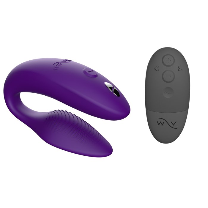 Vibrator We-Vibe »Sync 2« 7,5 cm - Violet - detaliu ambalaj