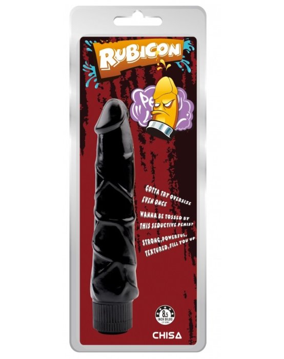 Vibrator Chisa Novelties »Rubicon« 21,5 cm - Negru - culoare si material