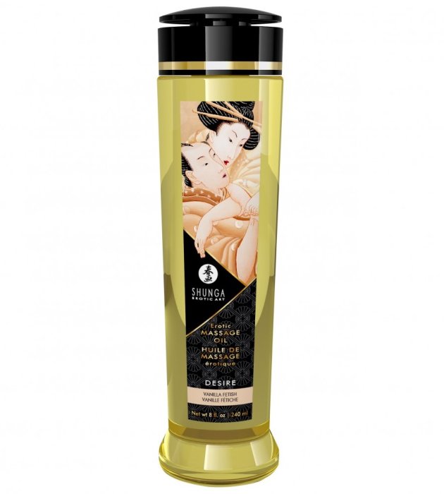 Ulei Masaj Shunga "Vanilie" 240 ml - detaliu design