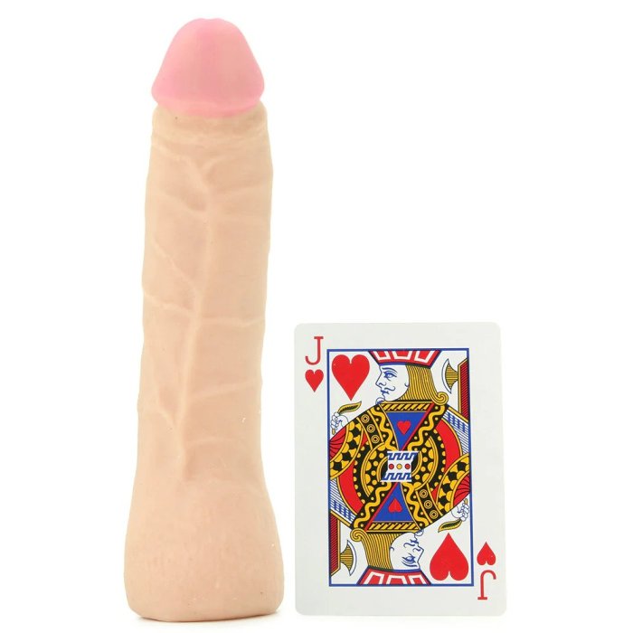 Dildo StrapOn Doc Johnson Vac-U-Lock 7" UR3 Thin Dong White - accesorii incluse