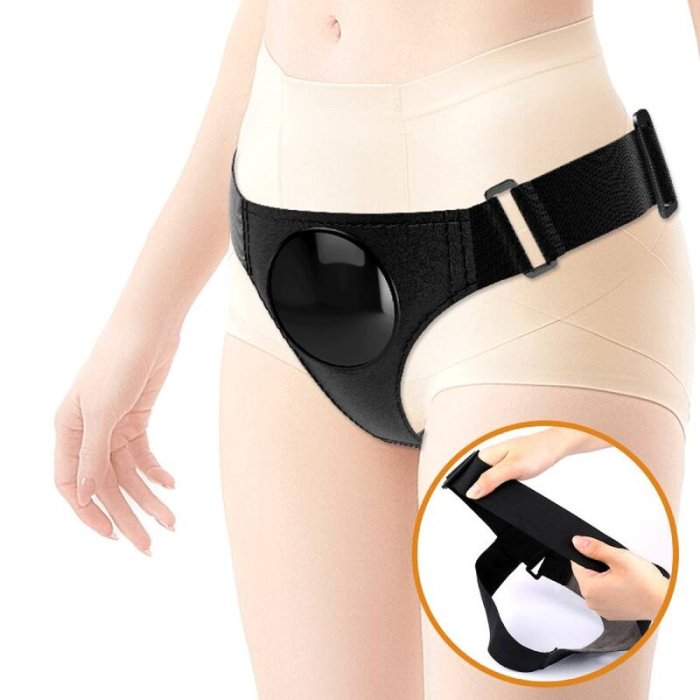 Strapon Femei Pretty Love »Harness Briefs Tom« 20 cm - Natural - vedere spate