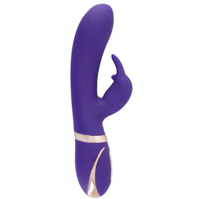 Vibrator Inferno Purple cu incalzire si incarcare la USB, Vibe Couture - culoare si material