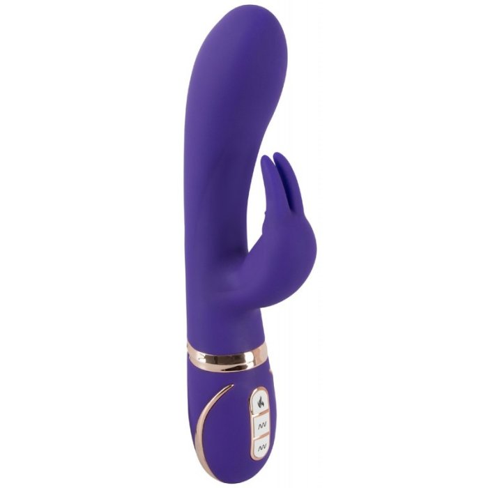 Vibrator Inferno Purple cu incalzire si incarcare la USB, Vibe Couture - detaliu finisaj