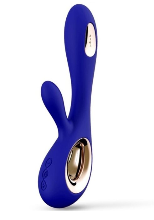 Vibrator Punctul G LELO »Soraya Wave« 22 cm - Albastru - vedere frontala