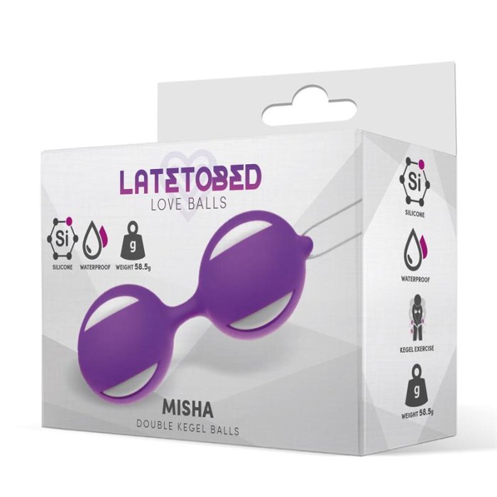 Bile Vaginale Kegel LateToBed  "Misha" 10 cm - Violet##