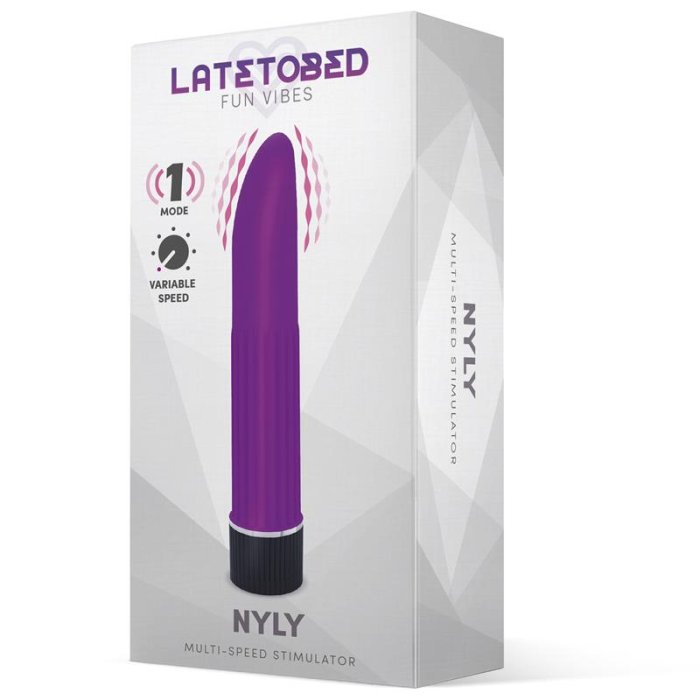 Mini Vibrator LateToBed »Nyly« 13,5 cm - Violet - detaliu design