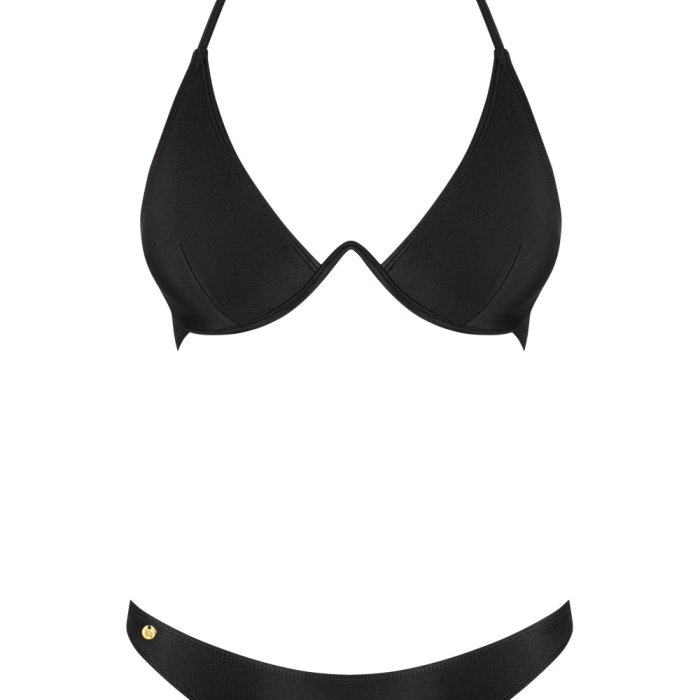 Costum de Baie, Paralia, Obsessive, Negru# - detaliu finisaj