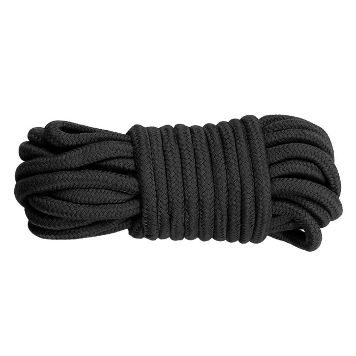 Sfoara Bondage Lovetoy "Fetish Bondage Rope" 10 Merti - Negru - dimensiuni complete
