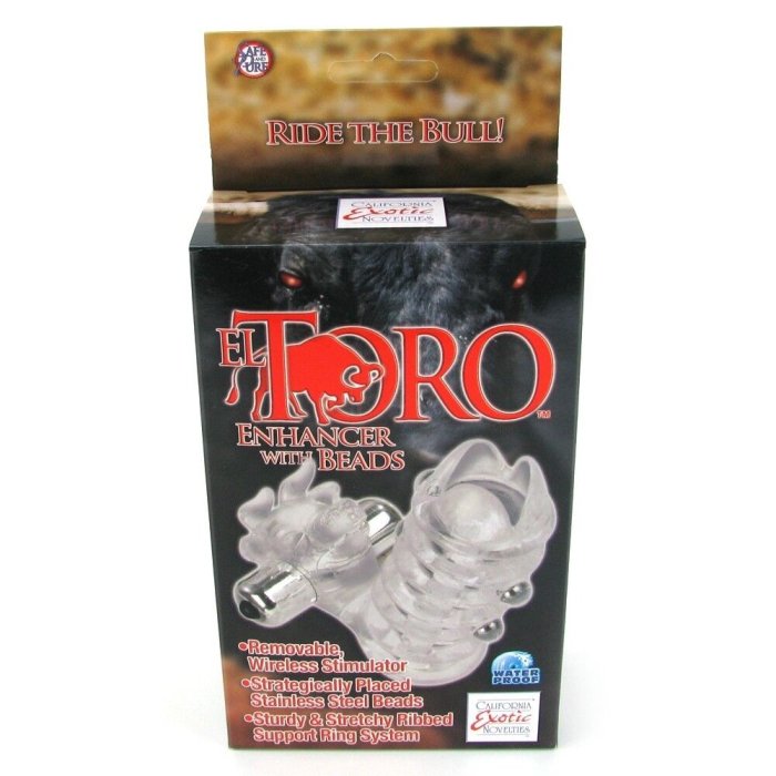 Manson Vibrator Penis Calexotics "El Toro Enhancer" 8,9 cm##