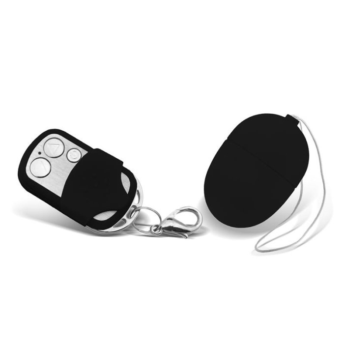 Ou Vibrator Medium MOOVE »Remote Egg Vibrator« 6 cm - Negru