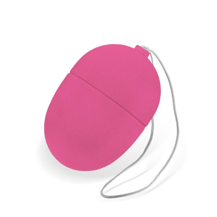 Mini Ou Vibrator MOOVE Egg Remote Control Roz - dimensiuni complete