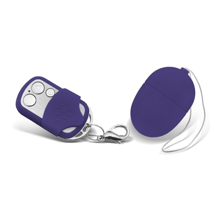 Ou Vibrator Medium MOOVE "Remote Egg Vibrator" 6 cm - Violet - culoare si material